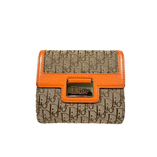 Brown Orange Wallet