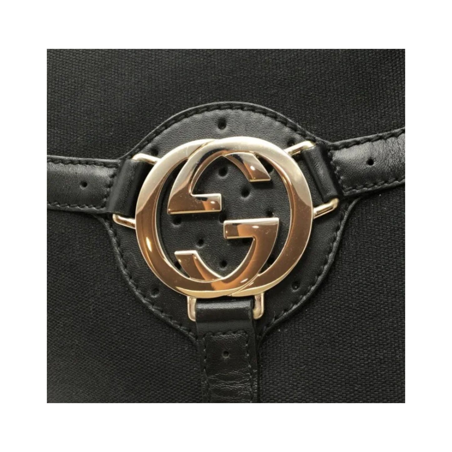 GG Canvas Leather Handbag