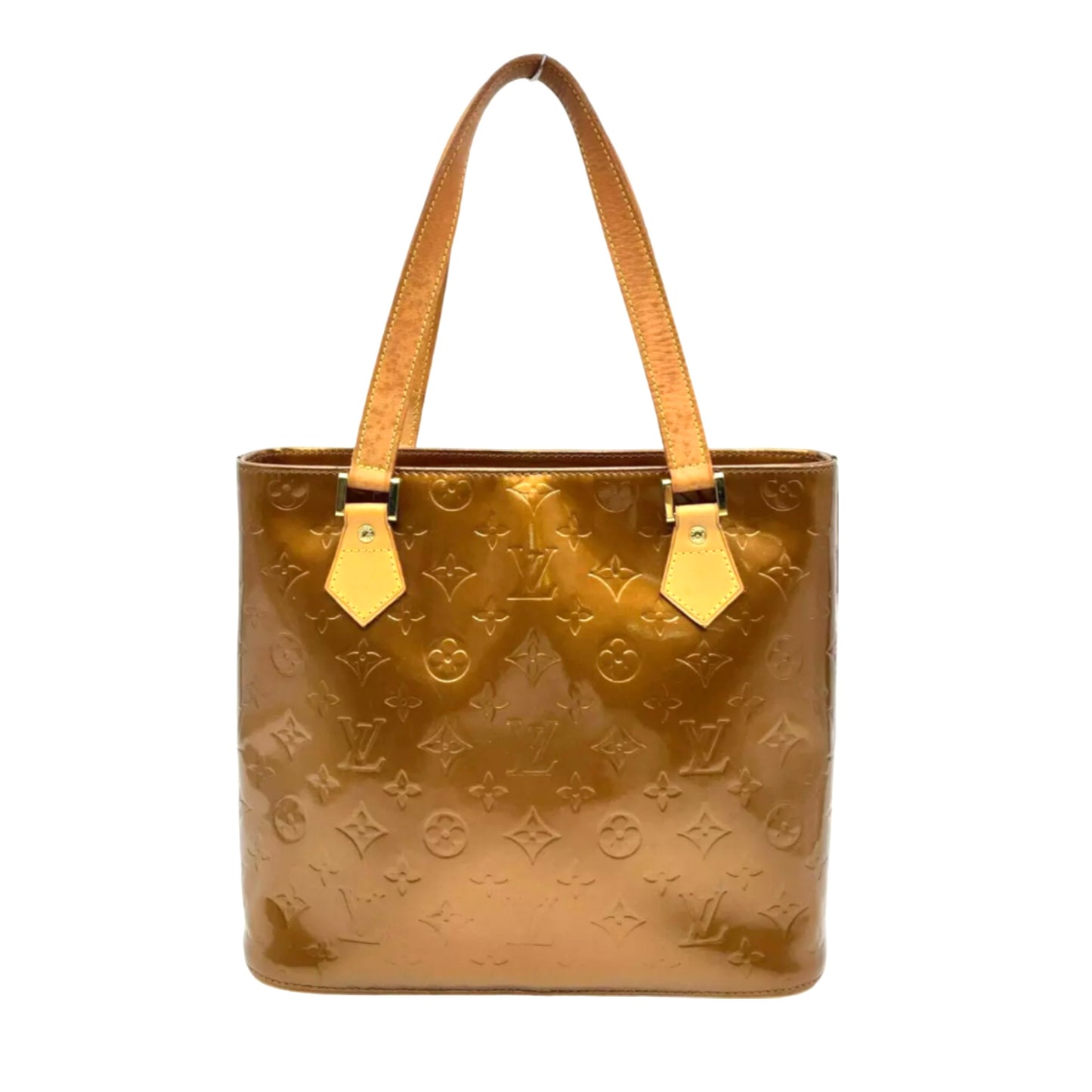 Brown Patent Leather Bag