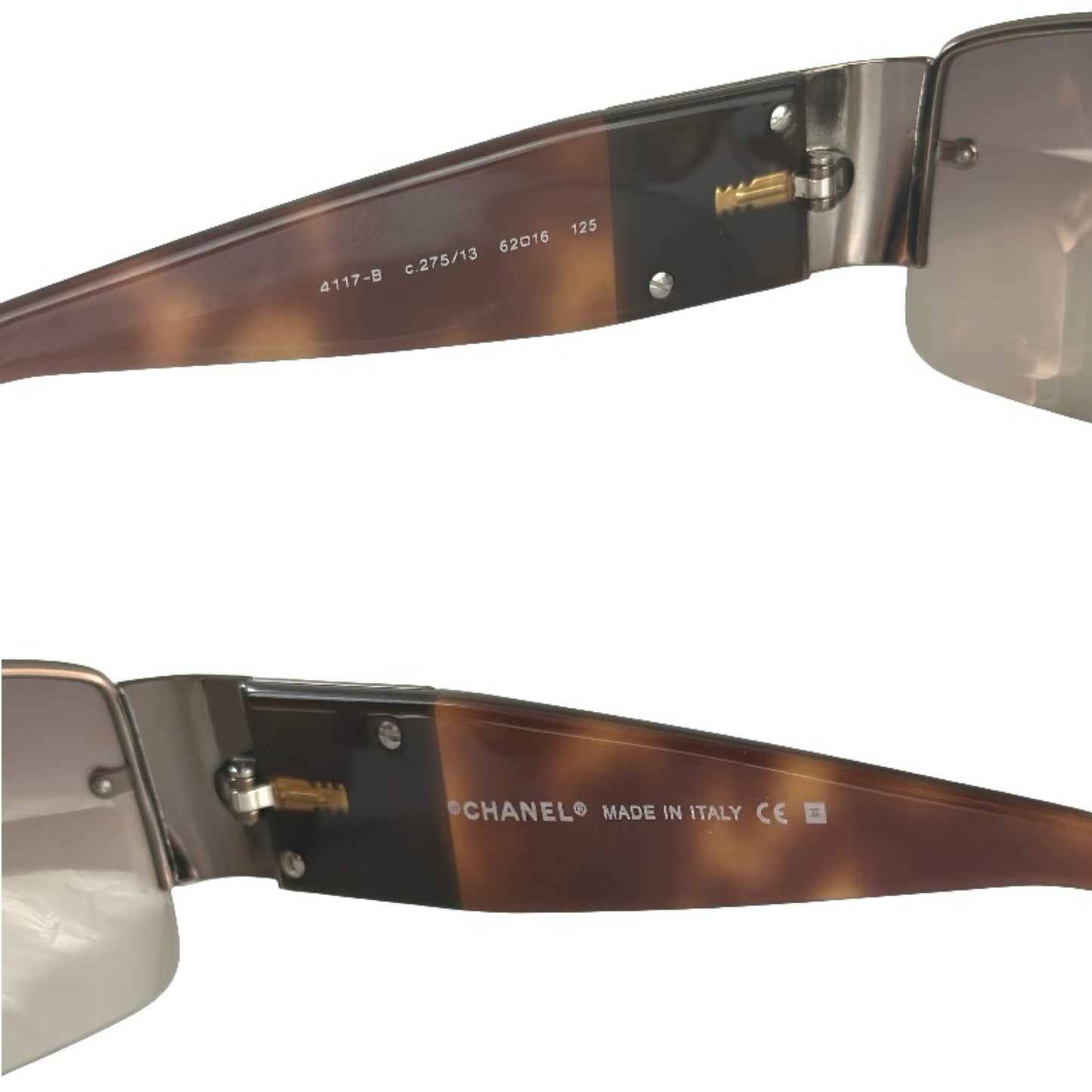 Crystal CC Logo Sunglasses