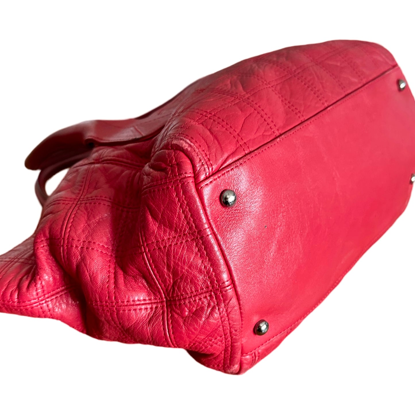 Red Leather Handbag