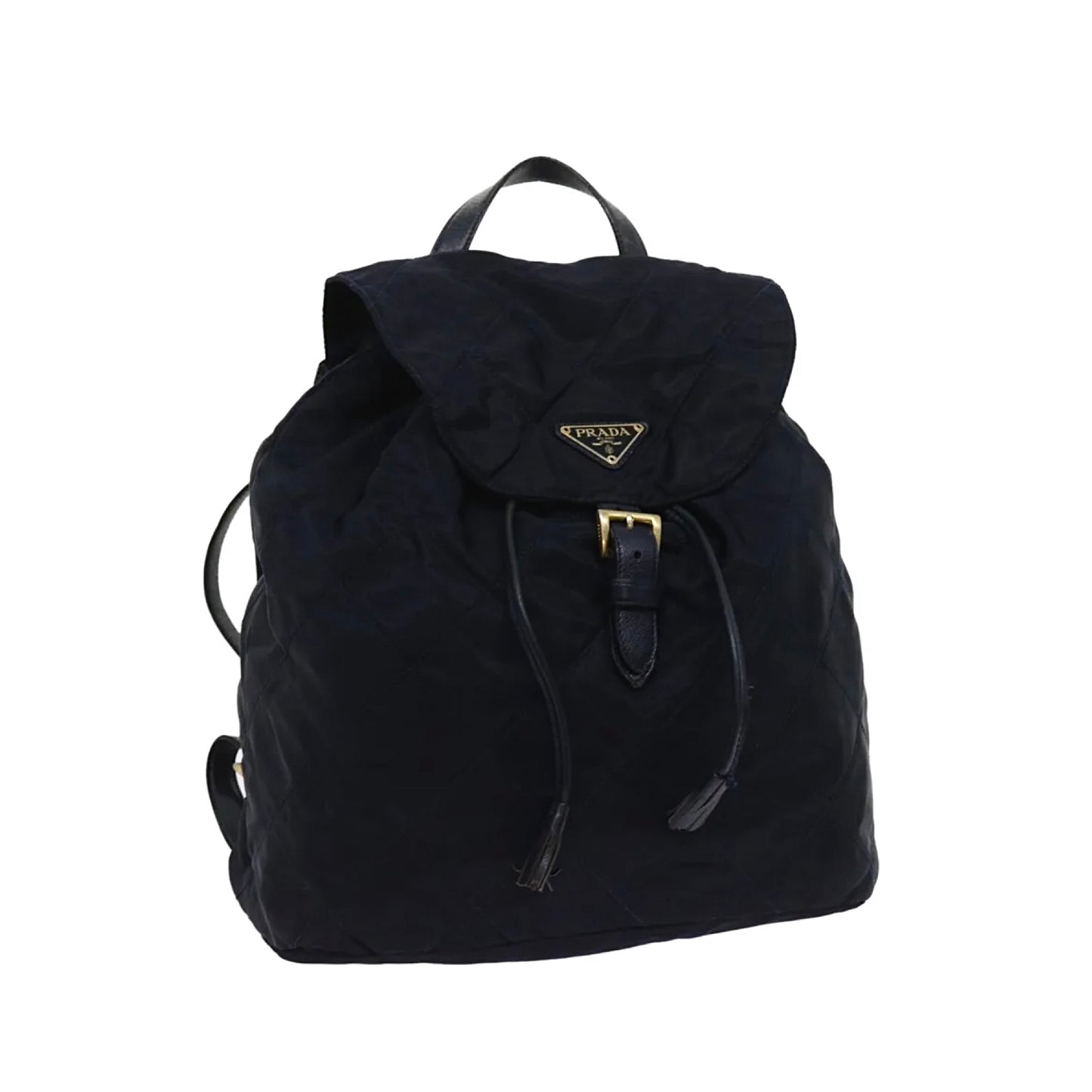 Navy Nylon Backpack