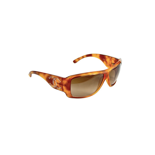 Brown Crystal Sunglasses