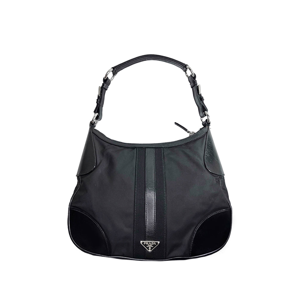 Nylon Leather Handbag