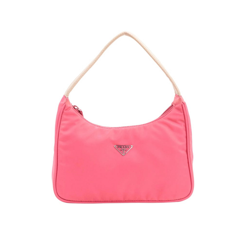 Pink Hobo Mini Nylon Handbag