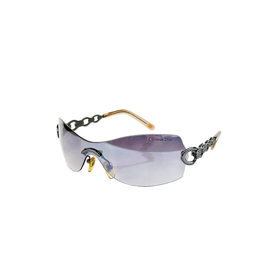 Purple Rimless Sunglasses