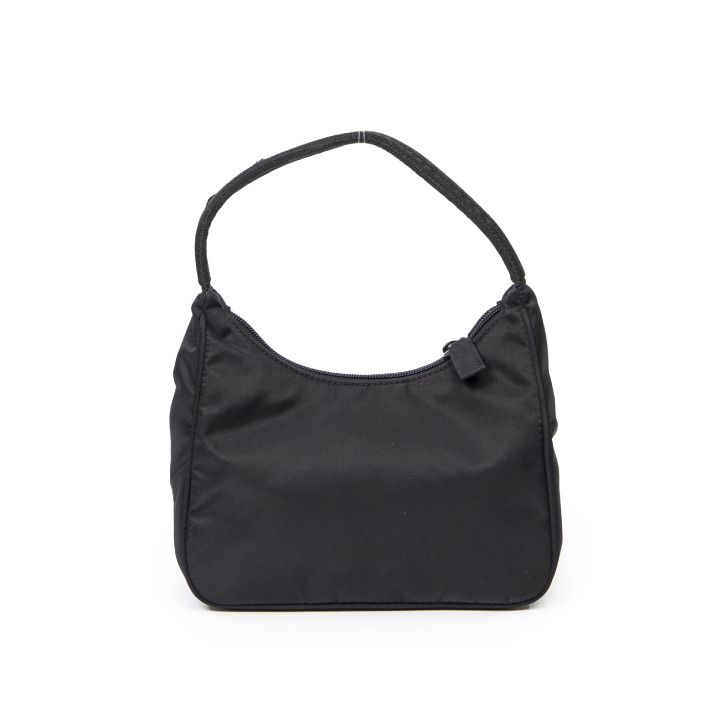 Black Hobo Mini Nylon Handbag