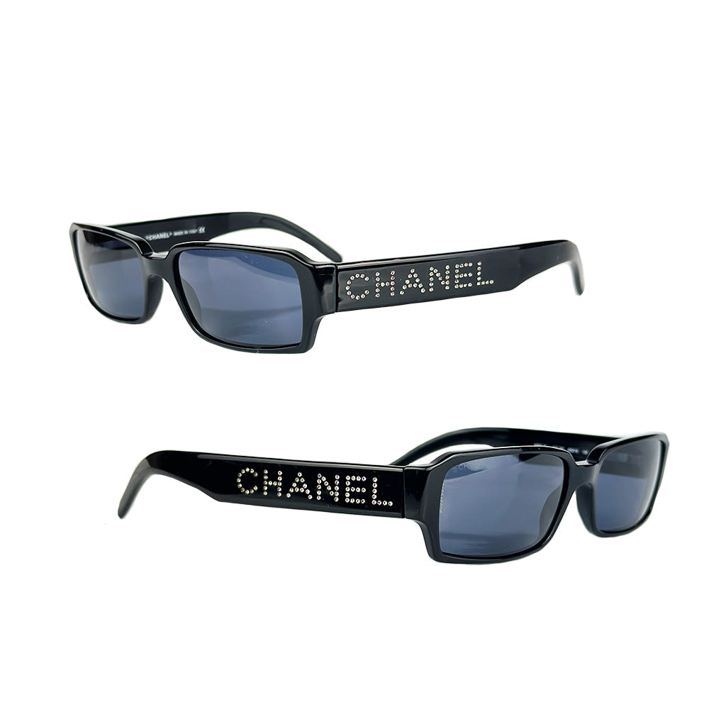 Crystal Black Sunglasses