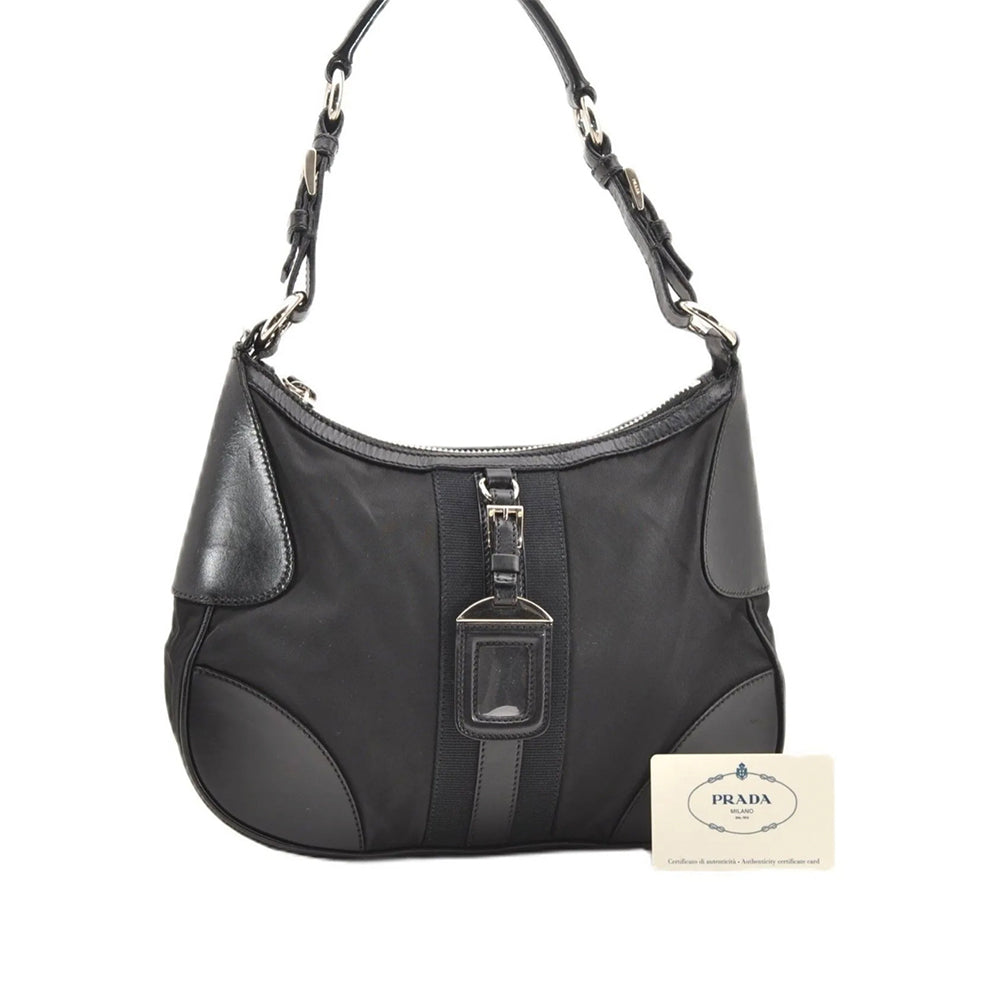 Nylon Leather Handbag