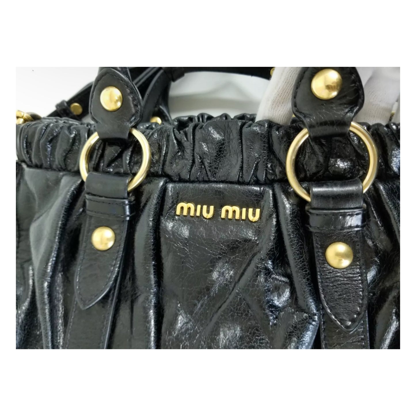 Black Leather Shoulder Bag