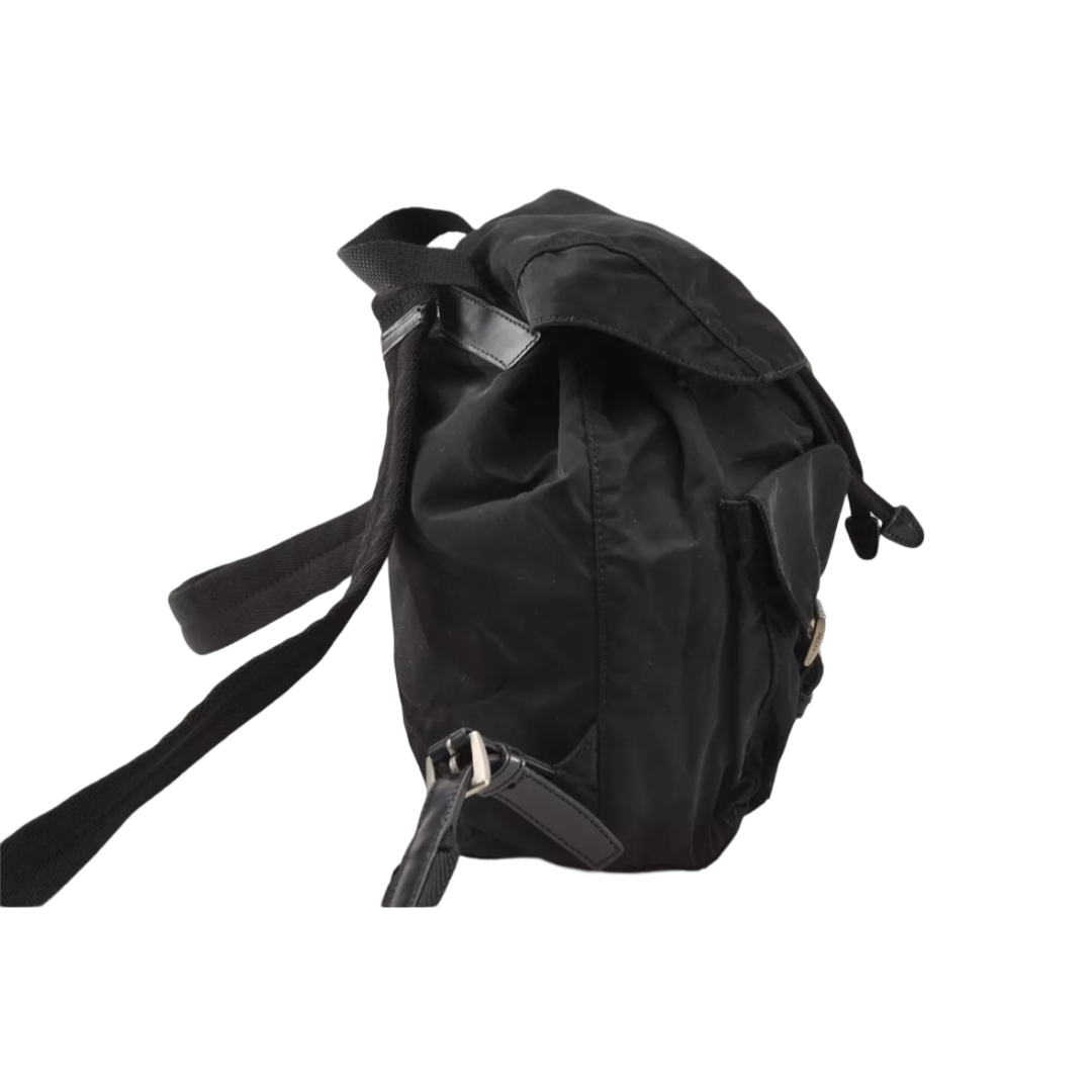 Small Black Nylon Backpack