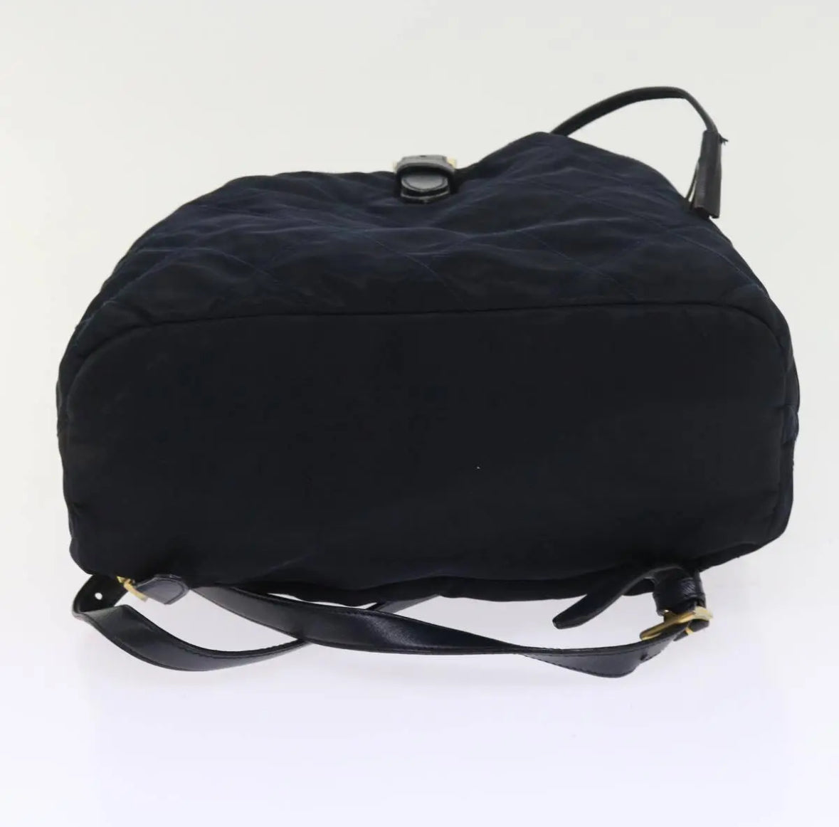 Navy Nylon Backpack