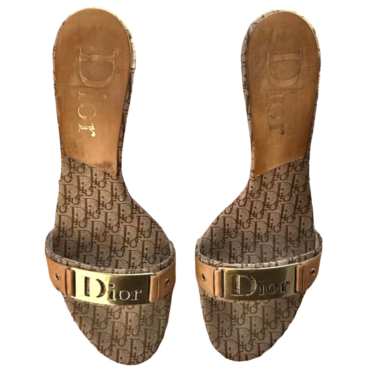 Monogram Sandals