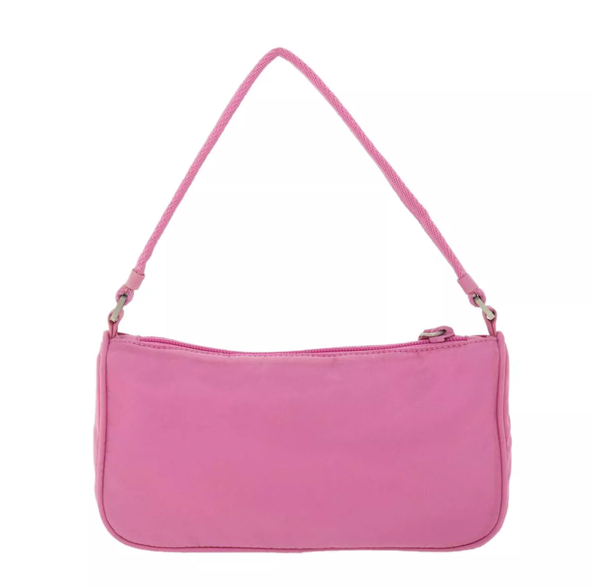 Pink Nylon Shoulder Bag