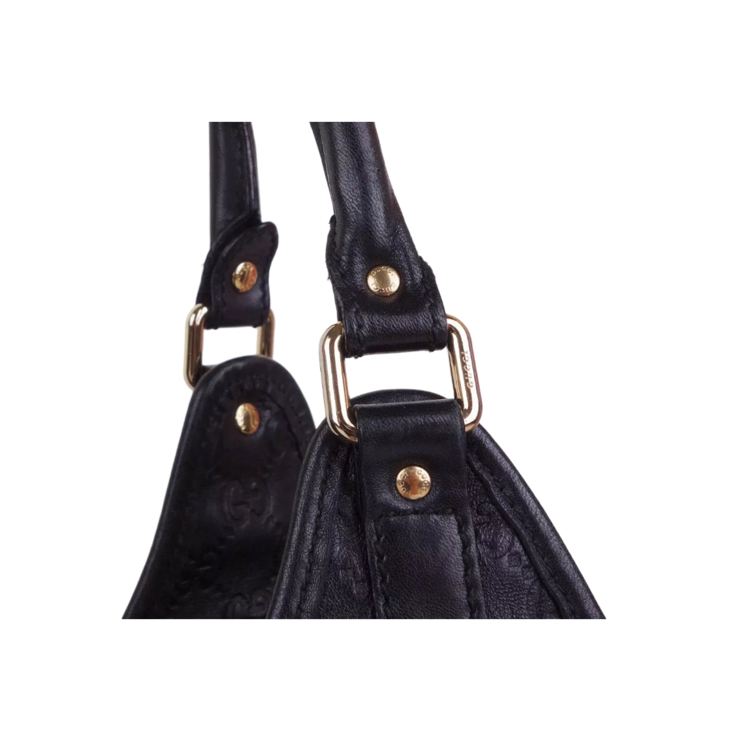 Black Leather Shoulder Bag