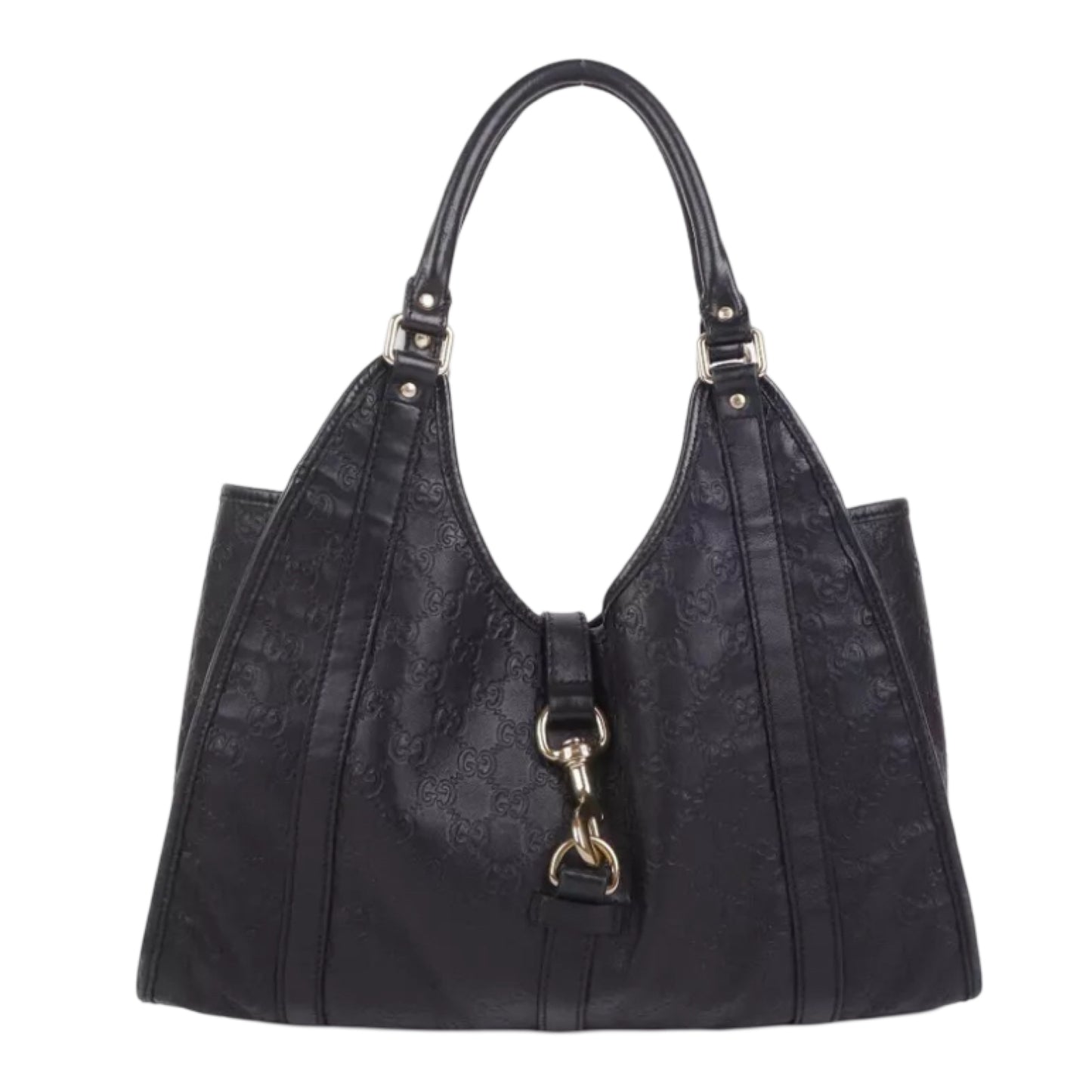 Black Leather Shoulder Bag