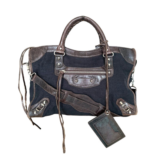 Leather Cloth Handbag