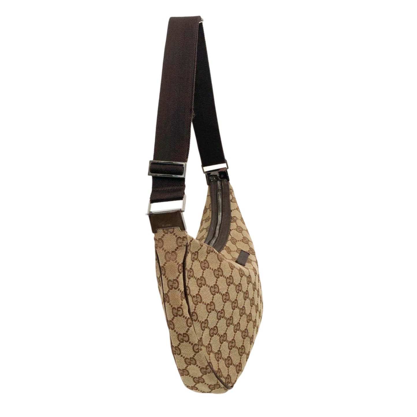 Jacquard Monogram Shoulder Bag