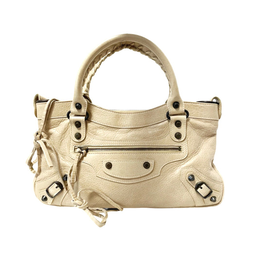 Creamy Leather Handbag