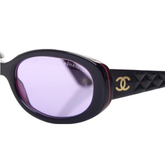 Black Purple Sunglasses