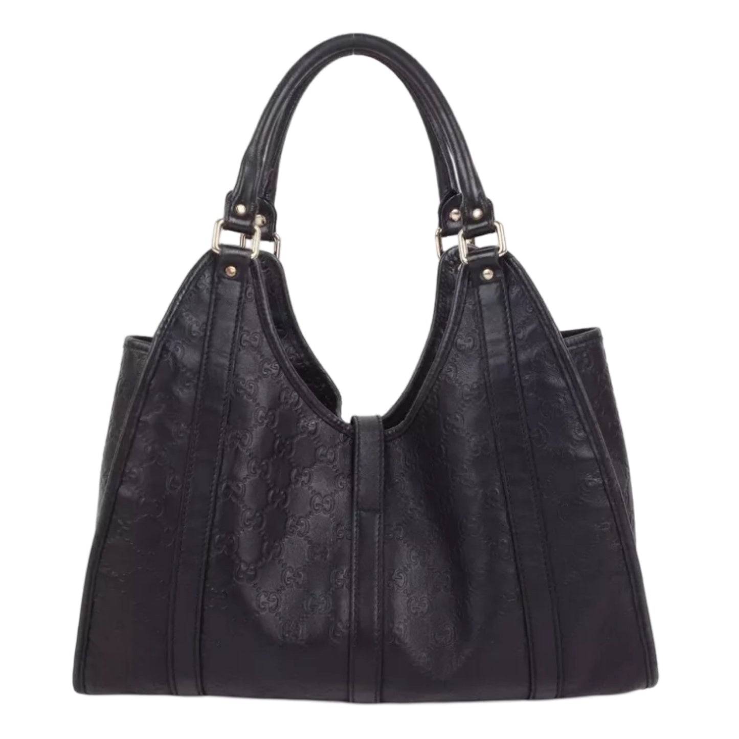 Black Leather Shoulder Bag