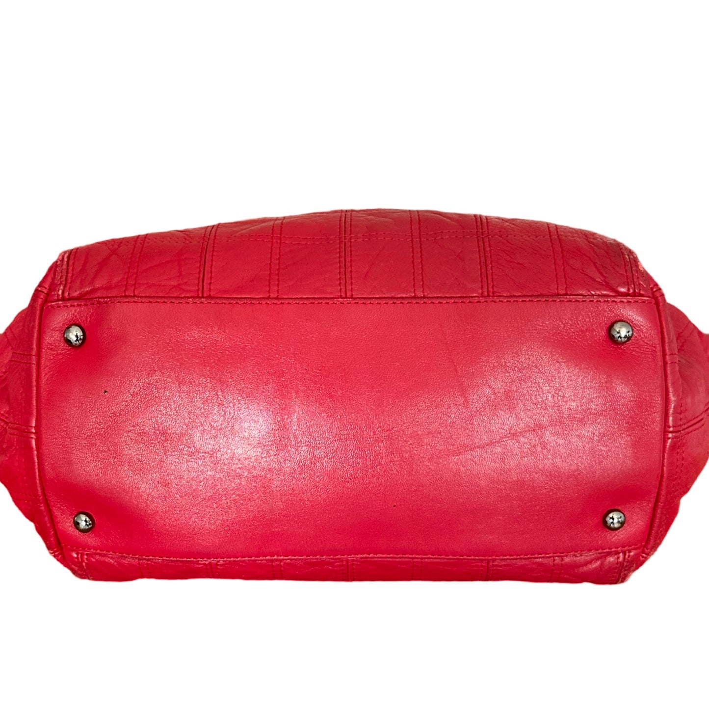 Red Leather Handbag