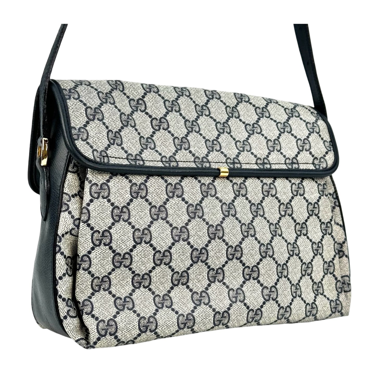 Canvas Monogram Shoulder Bag