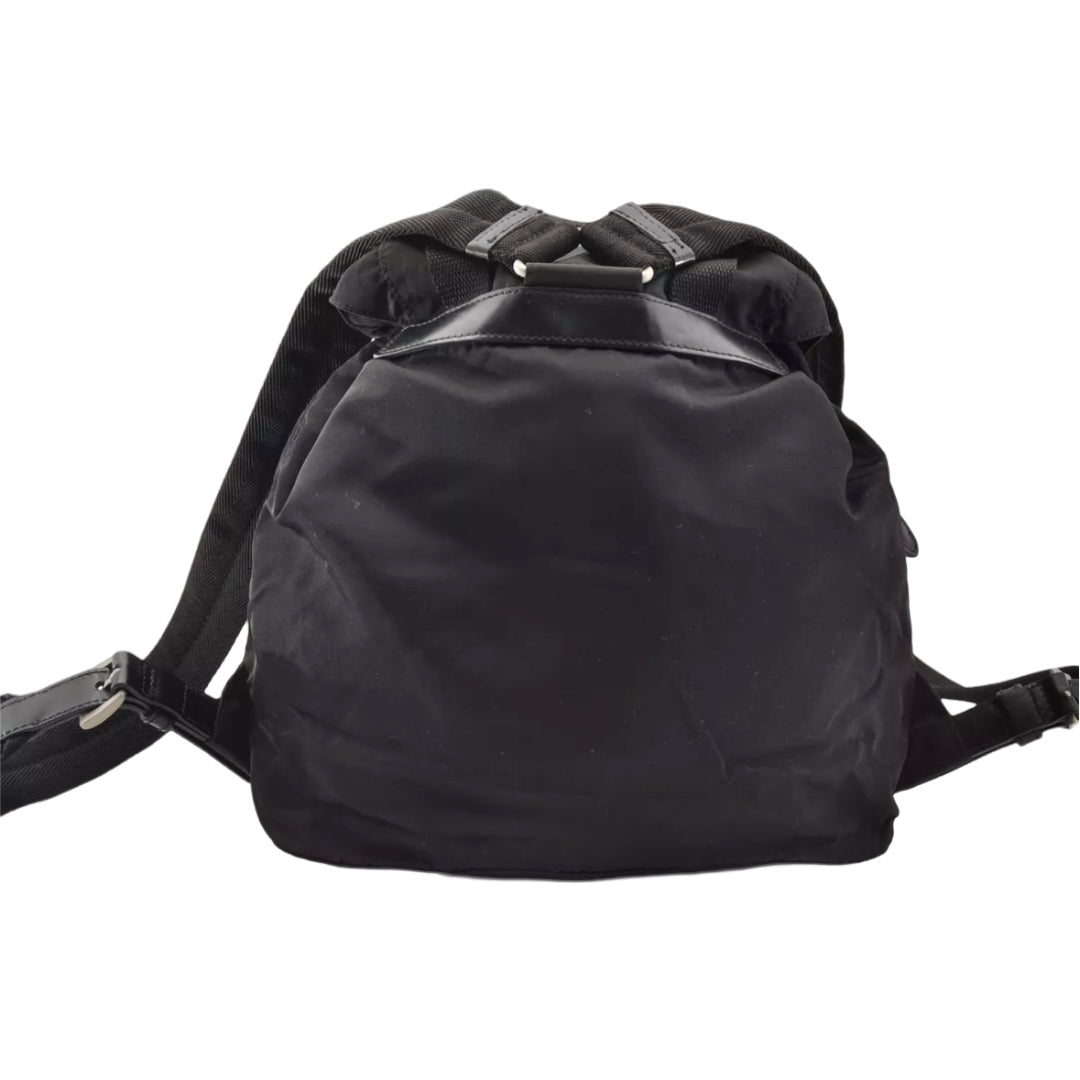 Small Black Nylon Backpack