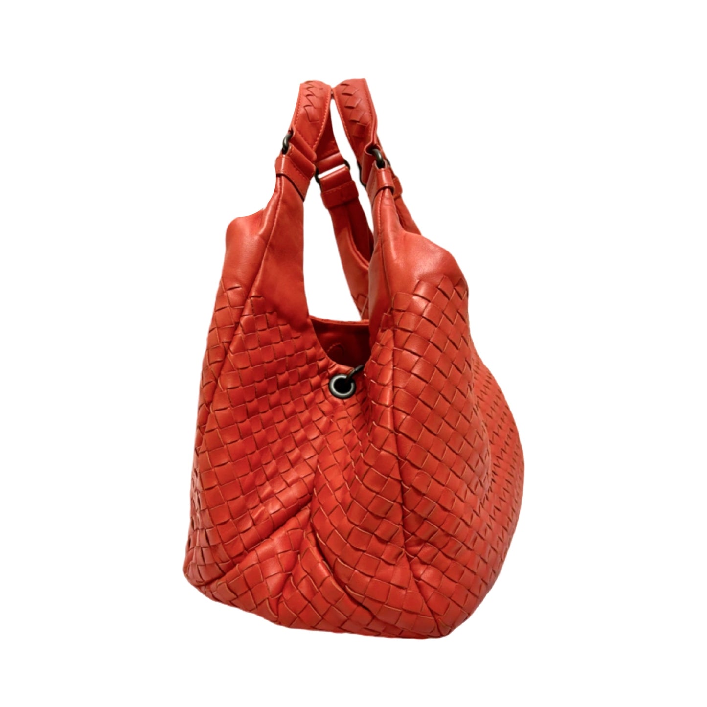 Red Leather Shoulder Bag