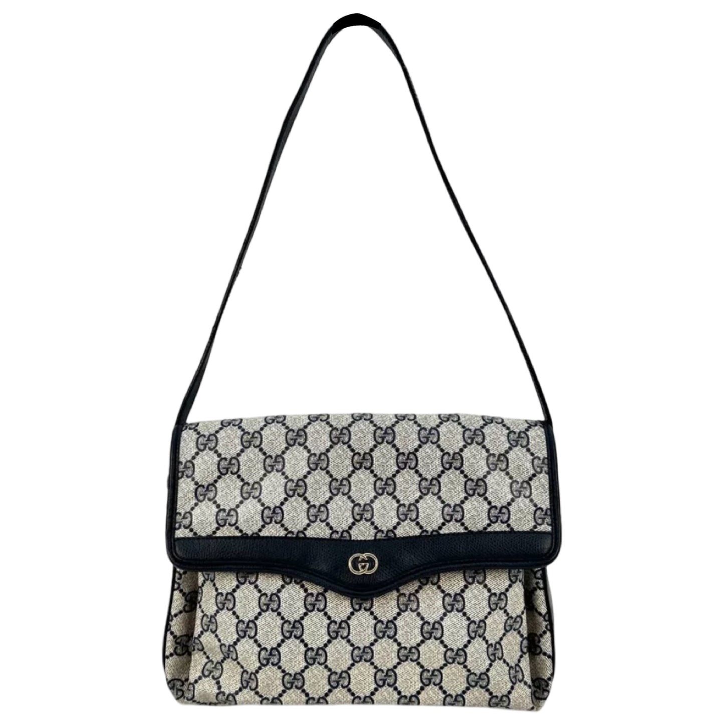 Canvas Monogram Shoulder Bag