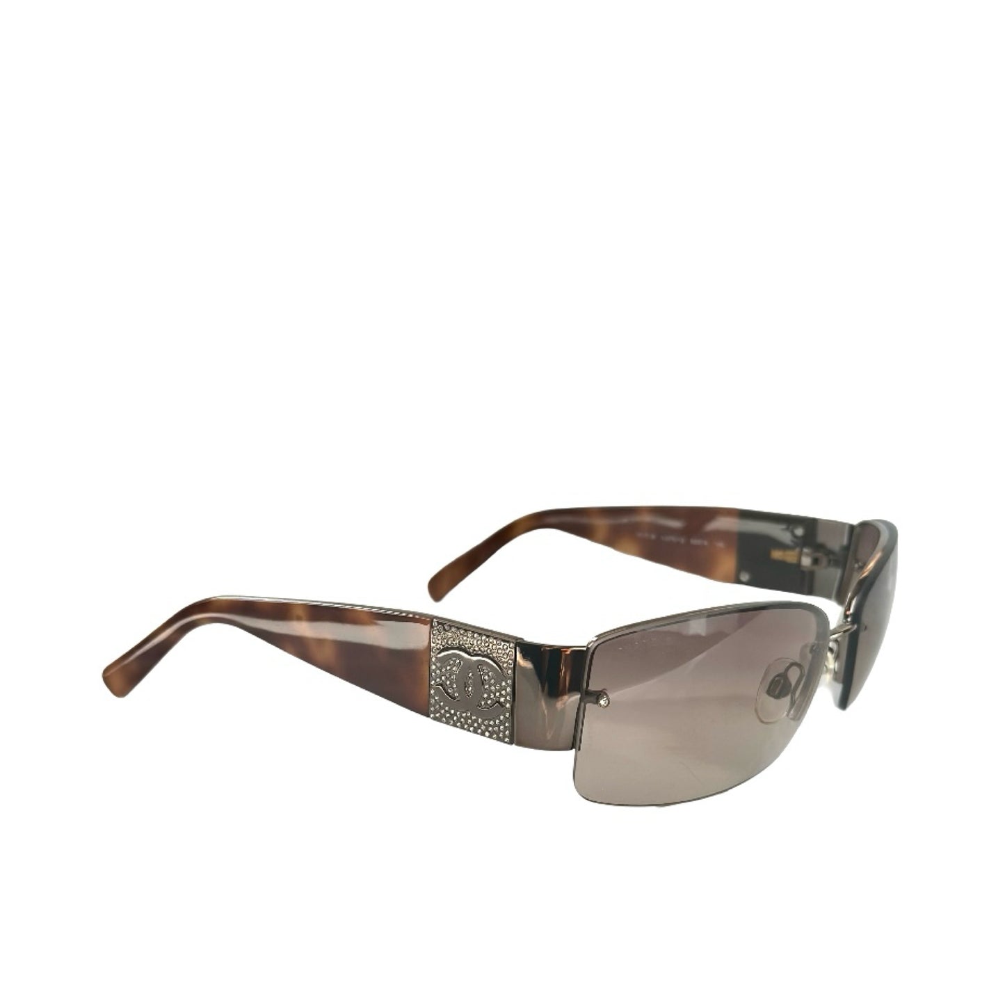 Crystal CC Logo Sunglasses