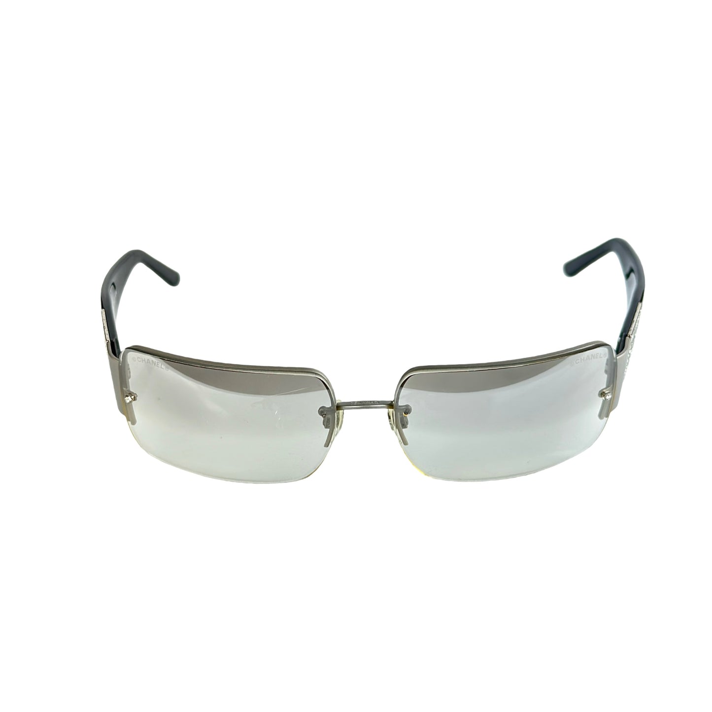 Crystal CC Logo Sunglasses