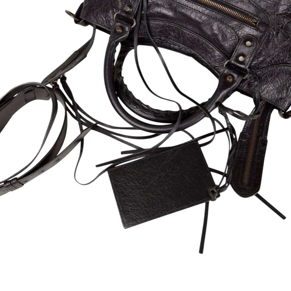 Black Leather Handbag