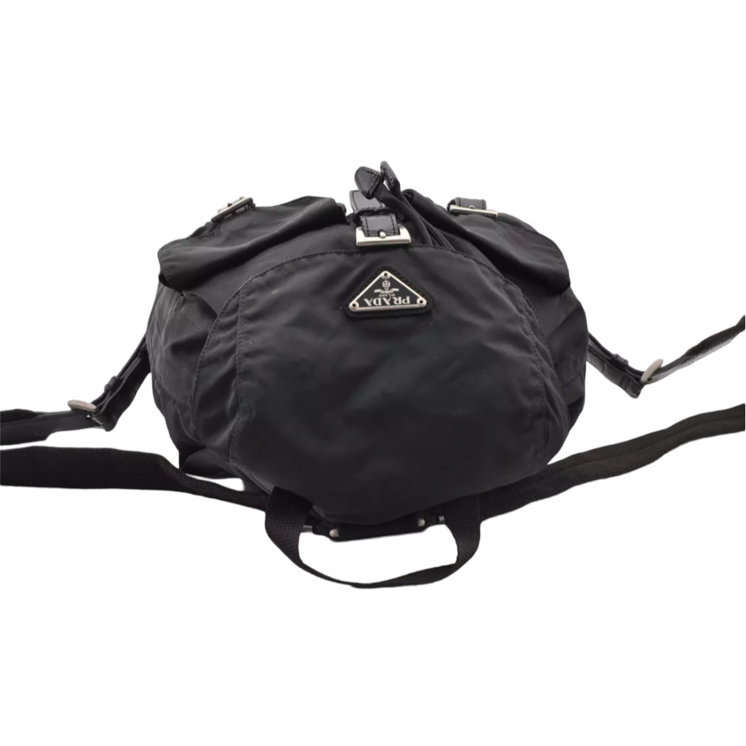 Small Black Nylon Backpack