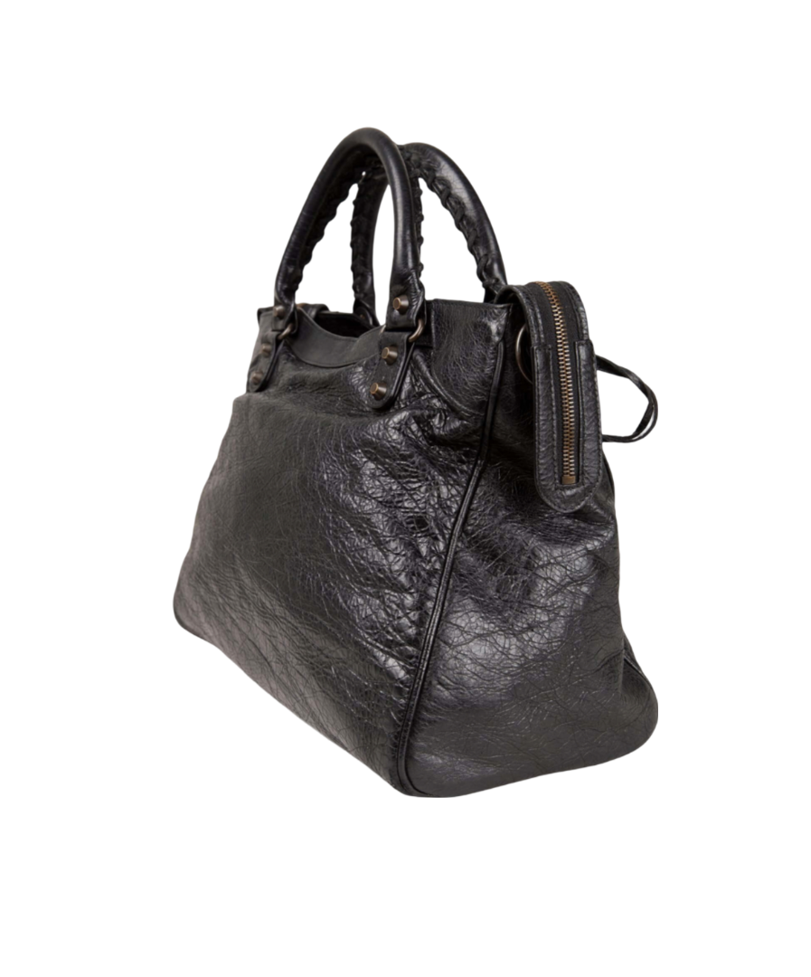 Black Leather Handbag