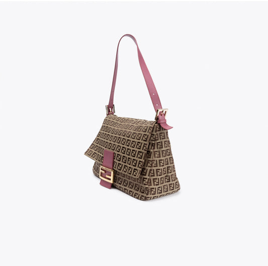 BEIGE PINK ZUCCA HANDBAG