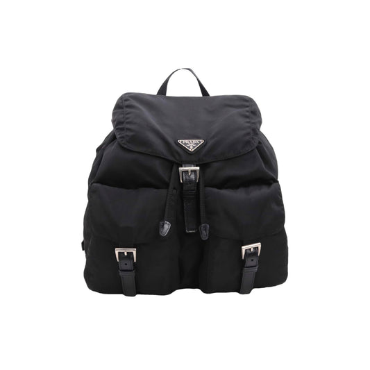 Black Nylon Backpack