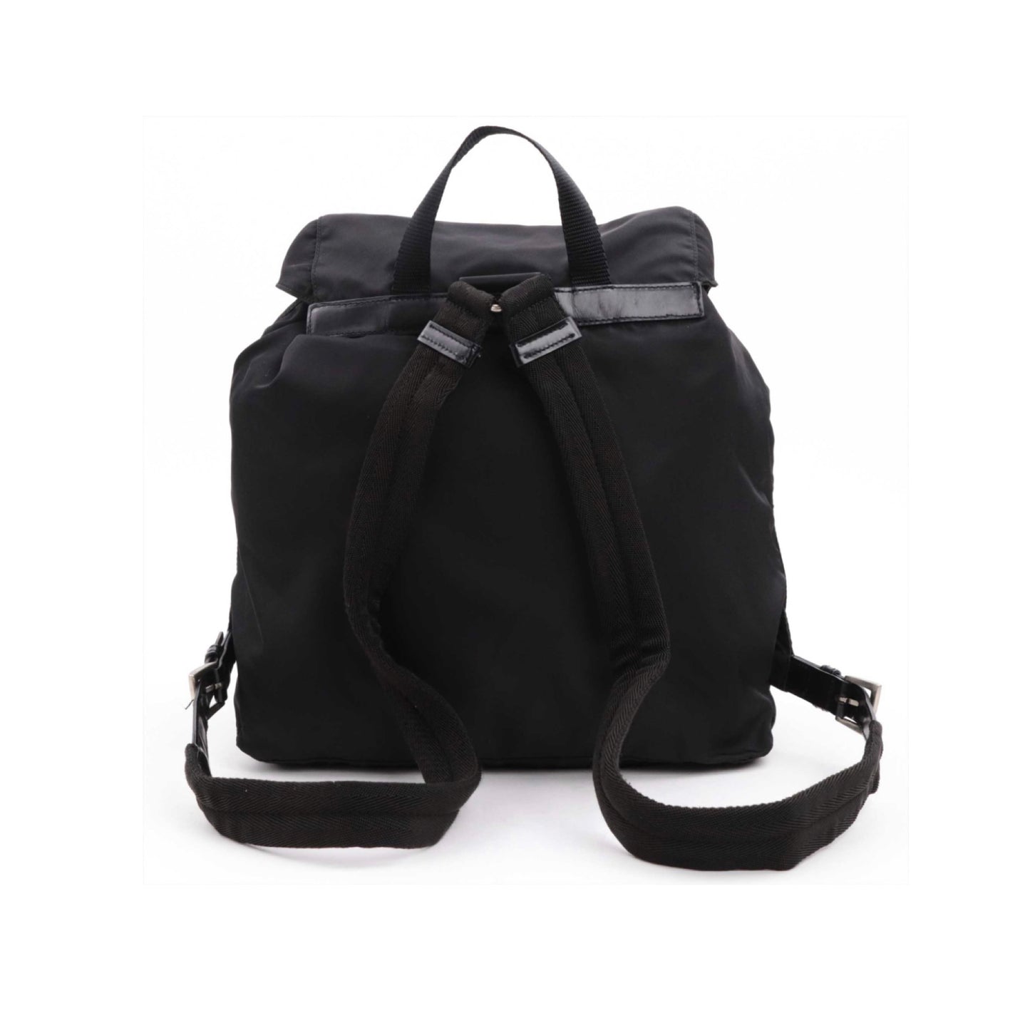 Black Nylon Backpack