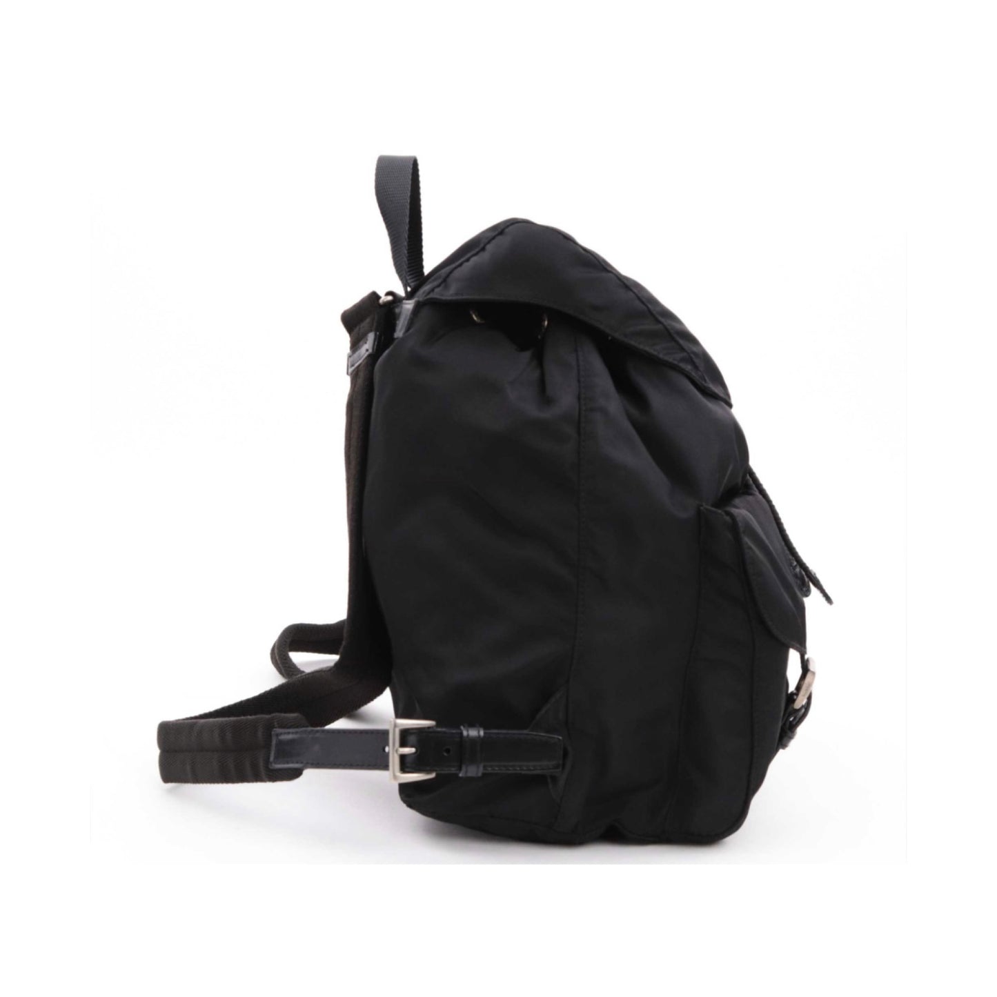 Black Nylon Backpack