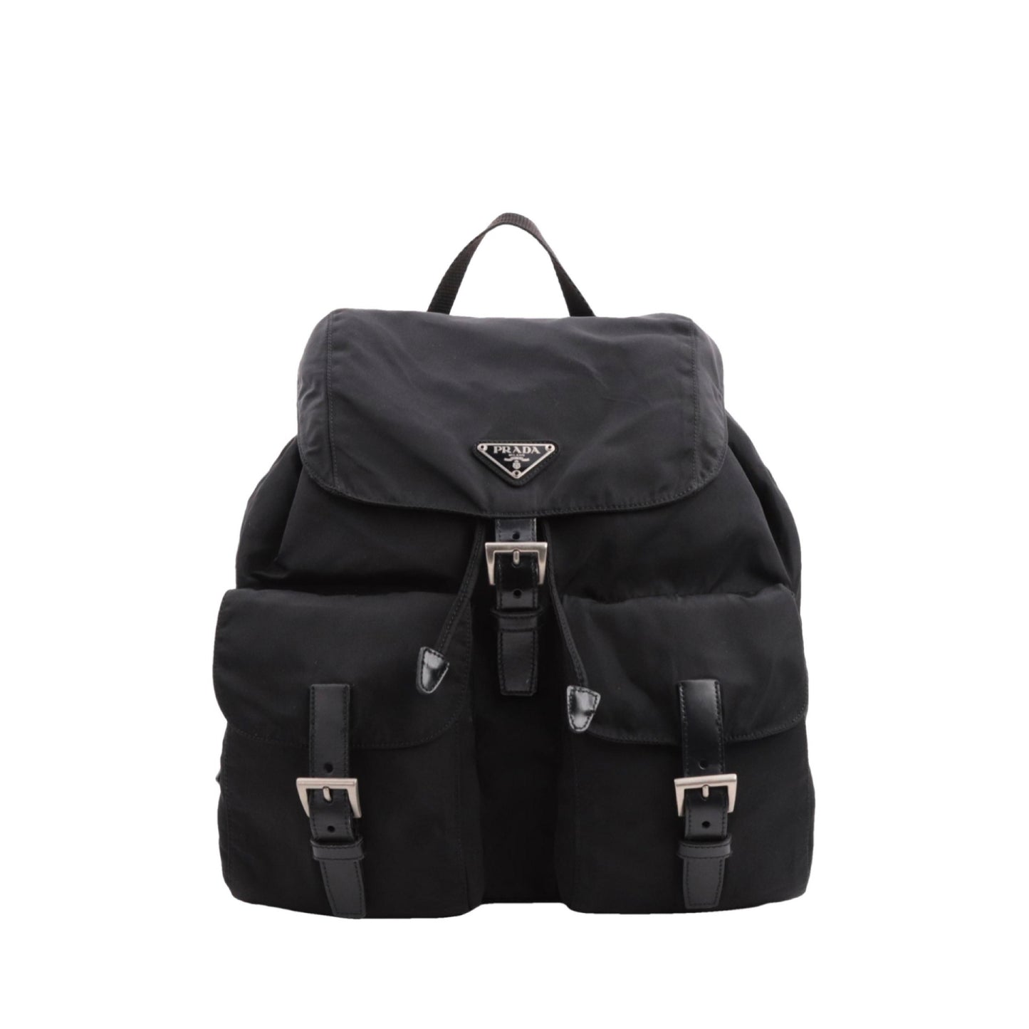 Black Nylon Backpack