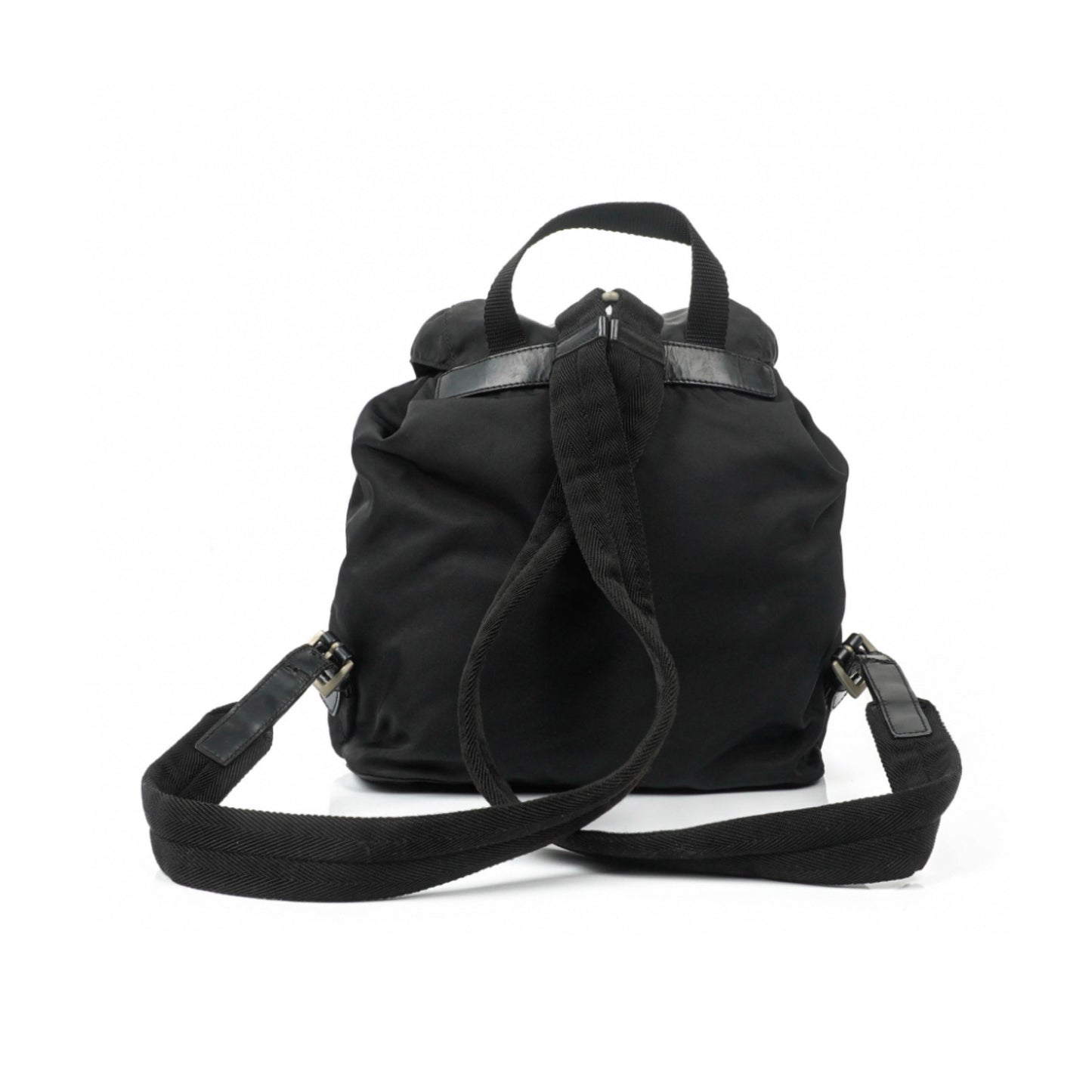 Black Nylon Backpack