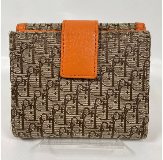 Brown Orange Wallet