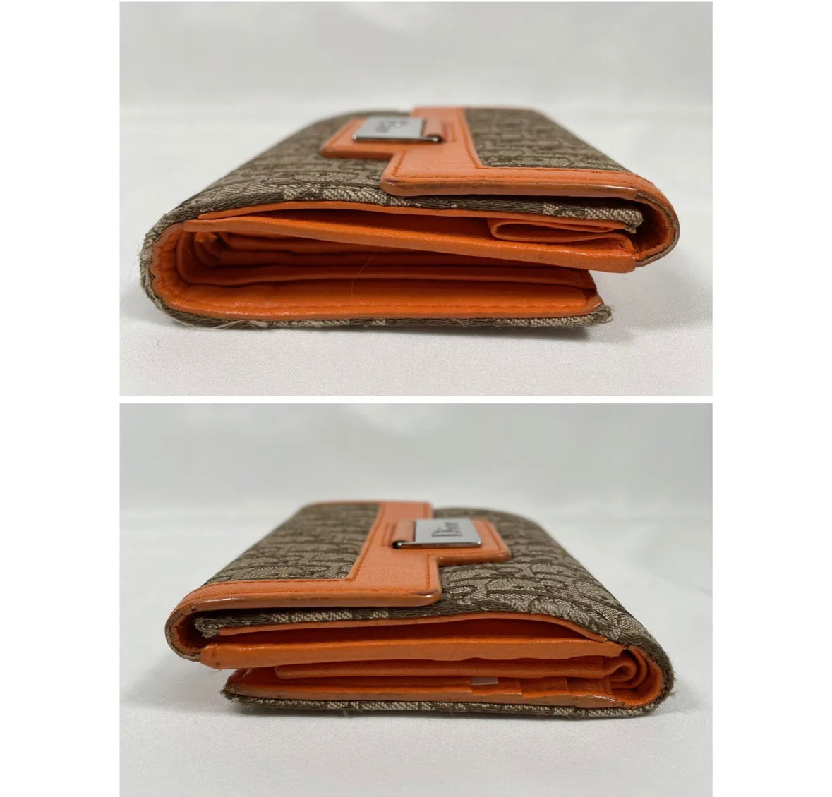 Brown Orange Wallet