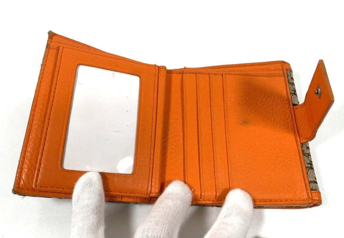 Brown Orange Wallet