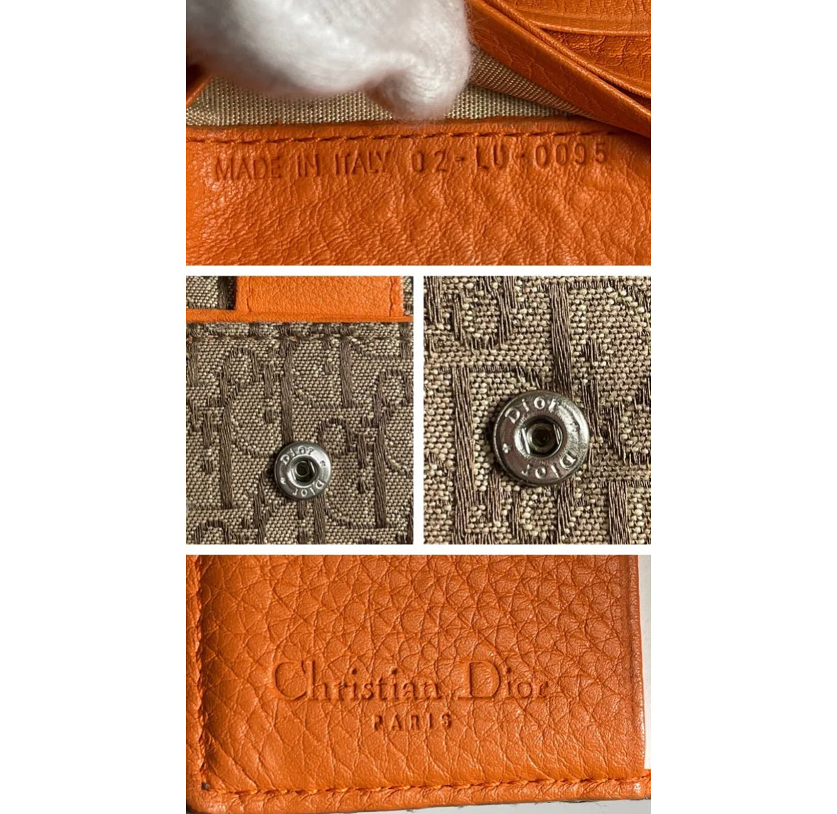 Brown Orange Wallet