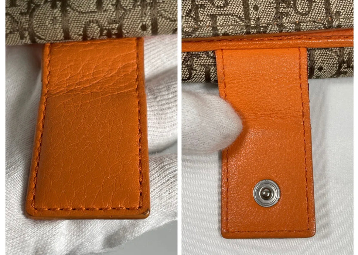 Brown Orange Wallet