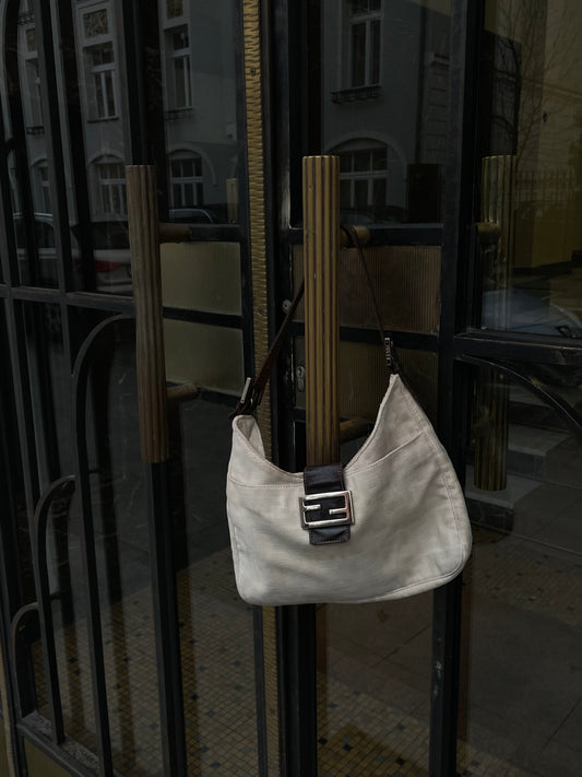 Fendi Zucca Beige Baguette