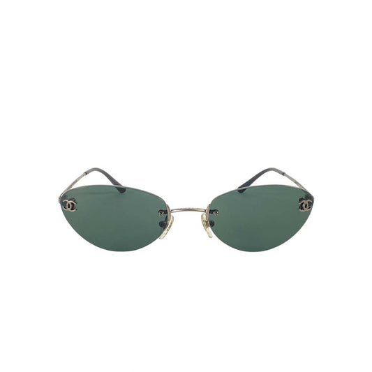 Black Rimless Sunglasses