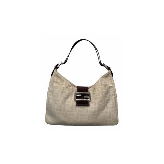 Fendi Zucca Beige Baguette